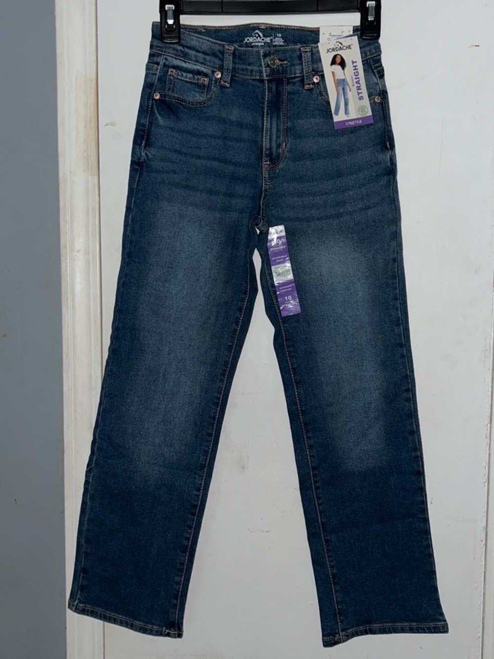 Jordache girls Straight Indigo Blue Jeans